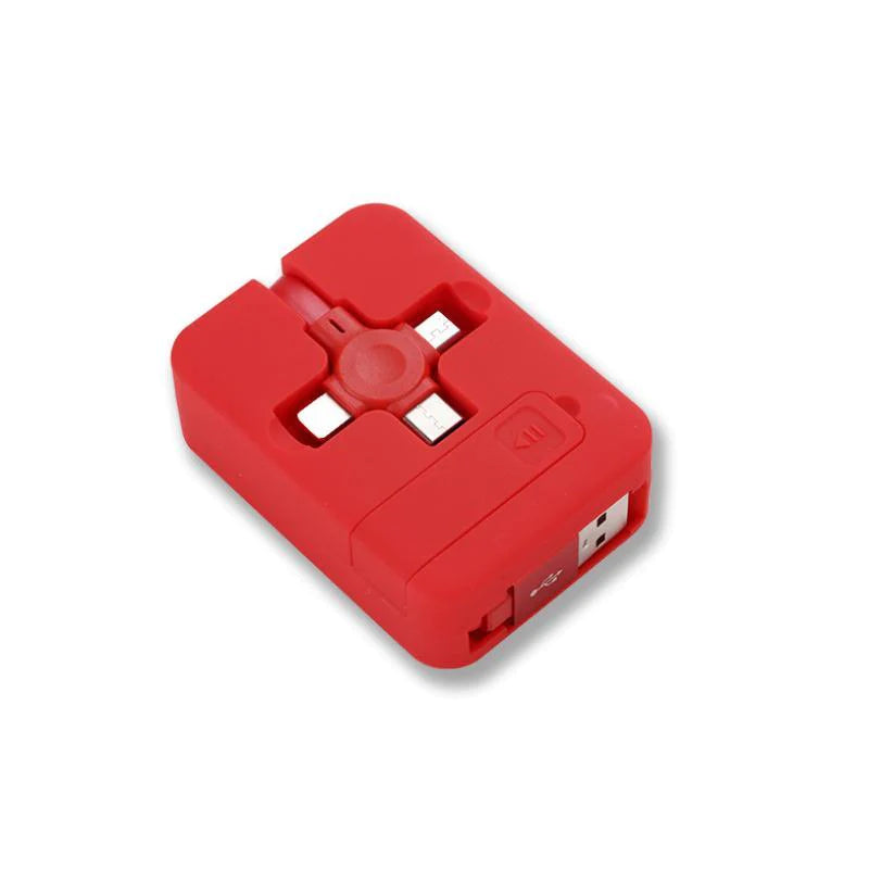 Cablu de Încărcare 3in1 Universal Retractabil, 1 Metru
